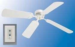 12v RV Ceiling Fan With 42 Inch Blades – White – 410NDC1242WWH