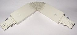 White / Ivory H Type Track Lighting Flex Connector – Halo – Flexible Joint – 9 ...