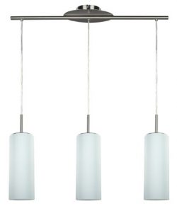 CANARM LTD. IPL379A03BPT Toni 3 Bulb Pendant Island Light, Brushed Pewter