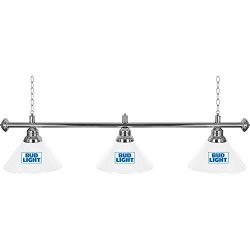 Bud Light 3 Shade Billiard Pool Table Lamp