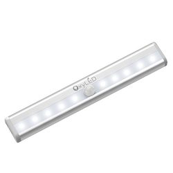 OxyLED Motion Sensor Closet Lights,Cabinet Light,DIY Stick-on Anywhere Portable Wireless 10 LED  ...