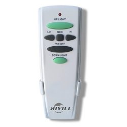 HiYill HD6 Universal Handhold Ceiling Fan Remote Control with Up Down Light Top Replacement for  ...