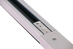 KING SHA White 3.28FEET Aluminium LED Track lighting Rails 120V H type track system
