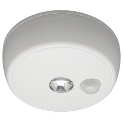 Mr. Beams MB980 Wireless Battery-Operated Indoor/Outdoor Motion-Sensing LED Ceiling Light, White