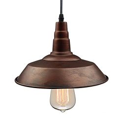 LNC Bronze Pendant Lighting, Indoor Ceiling Lights Hanging Lamp for Kitchen Island, Edison Indus ...