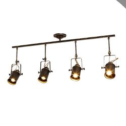 MGSD Spotlight, Retro Industrial Wind Clothing Shop Living Room Bar Lighting Equipment Backgroun ...