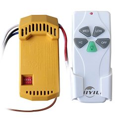 HiYill Universal Ceiling Fan & Light Wireless Remote Control Kit Replacement For Harbor Breeze