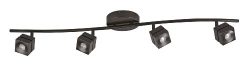 AFX Lighting CARF4200LEDRB3K Frosted Acrylic LED Fixed Track Light Fixture, Oil Rubbed Bronze
