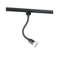 Gooseneck Linear Track Head Bl 12.99″h x 1.97″w x Black