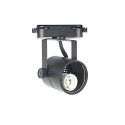 J.LUMI TRK9610 GU10 Line Voltage Track Light Head, 120V AC, Track Light Fixtures, Black Finish,  ...