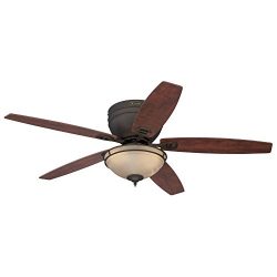 Westinghouse 7209600 Traditional Carolina LED 52 inch Oil Rubbed Bronze Indoor Ceiling Fan, LED  ...