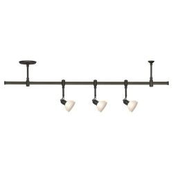 Sea Gull Lighting 94513-71 Three-Light Directional Rail Kit, Antique Bronze Finish