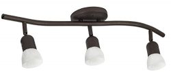 3 Light Track Lighting Wall or Ceiling Mount Adjustable, Oil Rubbed Bronze