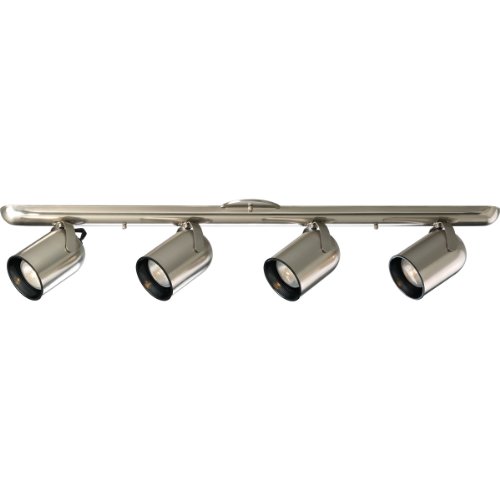 Progress Lighting P6162-09 4-Light Wall Or Ceiling Mount Round Back, Brushed Nickel