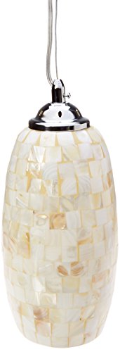 Chloe Lighting CH3CC42CC05-DP1 Moasic Bellona, Mosaic 1 Light Ceiling Mini Pendent 5-Inch Shade, ...