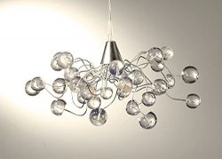 Transparent Bubble chandelier lightshade – handmade ceiling light for living room,dining r ...