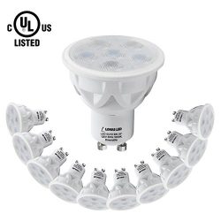 LOHAS GU10 LED Dimmable Light Bulbs, LED Daylight 5000K Recessed Lighting, 50W Halogen Bulb Equi ...