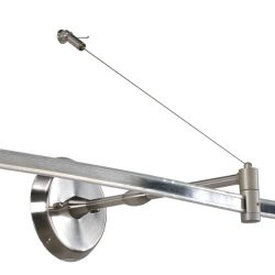 Progress Lighting P8707-09 Wall Mount Remote Power Feed Includes Stem, Cable and Canopy, Brushed ...