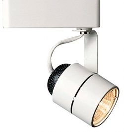 Juno Lighting R701WH Trac-Lites Cylinder Low Voltage MR16 Lamp Holder, White