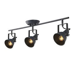 LALUZ Adjustable Track Lighting 3-light Ceiling Light