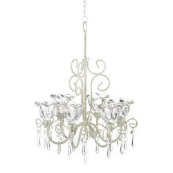 Home Locomotion Crystal Blooms Candle Chandelier