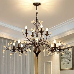 LightInTheBox 12 Lights Crystal Chandelier Modern/Contemporary Traditional/Classic Tiffany Vinta ...