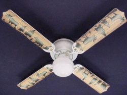 Ceiling Fan Designers Ceiling Fan, Bear Moose Deer, 42″