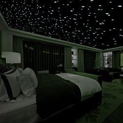 Realistic 3D Domed Glow in the Dark Stars,606 Dots for Starry Sky, Perfect For Kids Bedding Room ...