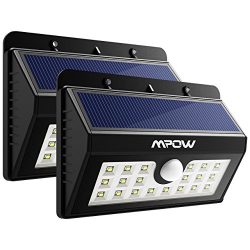 Mpow 20 LED Solar Lights, Bright Outdoor Security Lights with Motion Sensor Wireless Waterproof  ...