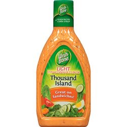 Wish-Bone Salad Dressing, Light Thousand Island, 15 Ounce