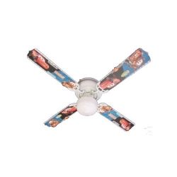 Ceiling Fan Designers Ceiling Fan, Cars Lightning Mcqueen Mater, 42″