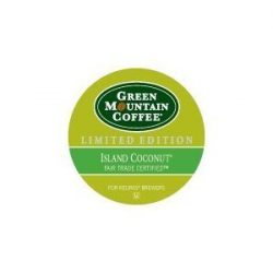 Green Mountain Coffee Roasters, Island Coconut, Limited Edition Keurig Single-Serve K-Cup Pods,  ...