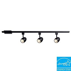 Hampton Bay Black Dimmable LED Track Kit