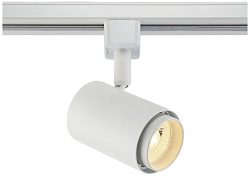 White 10 Watt LED Cylinder Track Head for Juno Systems