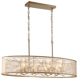 Minka Lavery Minka 4436-252 Transitional Eight Island Light from Sara`S Jewel Collection in Gold ...