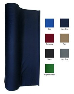 21 Oz Pool – Billiard Cloth – Felt Navy Blue Poker for 8 Foot Table (for 8′ table)