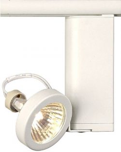 Lightolier White Shallow Ring MR16 Track Head