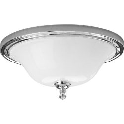 Progress Lighting P3326-15 2-Light Close-To-Ceiling Fixture, Polished Chrome