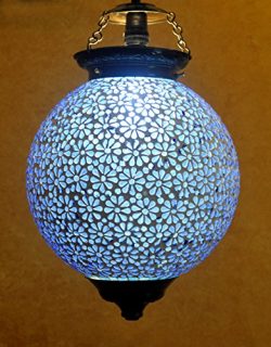 Vintage Handmade Glass Decorative Bedroom Hanging Lights Ceiling Lamp Shade