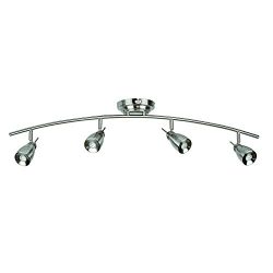 AFX APRF4200LEDSN3K Rail 18-Watts Brushed Nickel Integrated LED Pendant