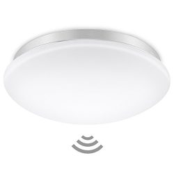 Elrigs 10-Inch LED Motion Sensor Ceiling/ Wall Light, Motion Sensitivity, Time and Twilight Sett ...