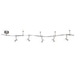 George Kovacs P4035-084, 5 Light Monorail Kit, Brushed Nickel