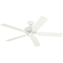 Westinghouse 7802400 Contractor’s Choice 52-Inch Five-Blade Indoor Ceiling Fan, White with ...