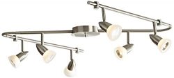 ProTrack Flex Rave 6-Light Satin Chrome Track Fixture