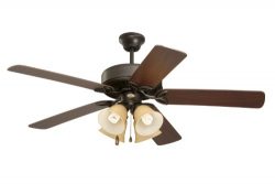 Emerson Ceiling Fans CF711ORS Pro Series II Indoor Ceiling Fan With Light, 50-Inch Blades, Oil R ...