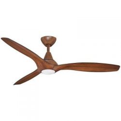 Tidal Breeze 56 in. Indoor LED Distressed Koa Ceiling Fan