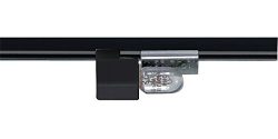 Juno Lighting Group TL201BL Single Trac Lamp Holder, Black