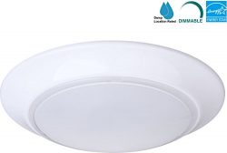 CORAMDEO 7.5 Inch LED Flush Mount Ceiling Light Fixture, 11.5W Replace 75W, 800 Lumen, Dimmable, ...