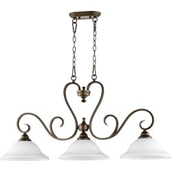 Quorum Three Light Island Pendant 6553-3-186