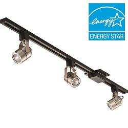 Lithonia Lighting LTIKMSBK LED 27K BN M4 1 Light 44.5 LED Track Kit, Nickel